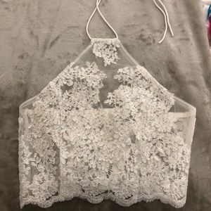 Lace Halter Top
